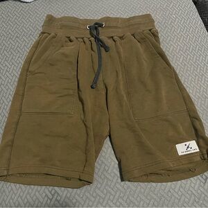 Men's Olive Athletic Shorts